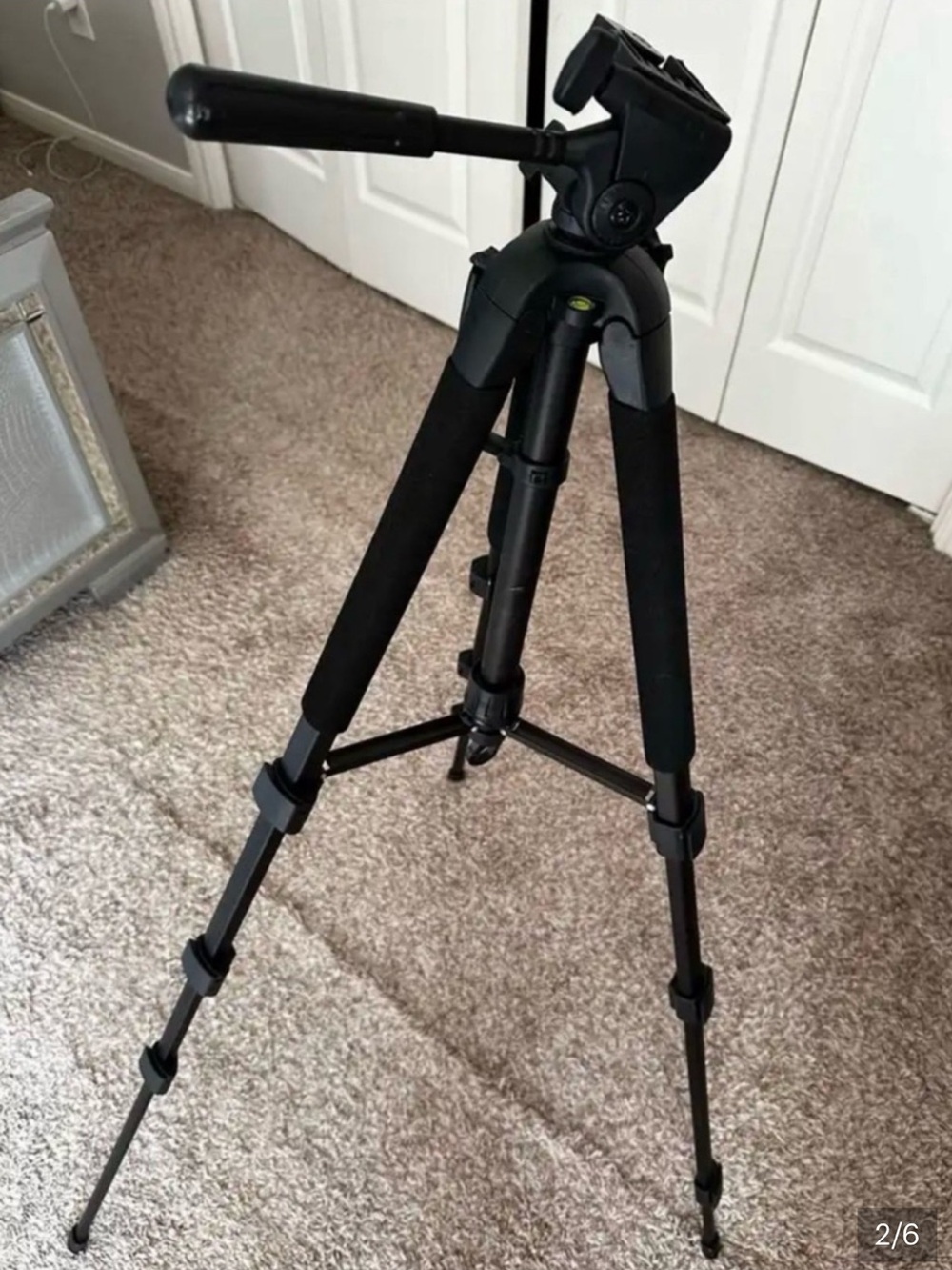 Black Camera Tripod kit